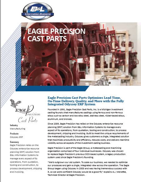 Eagle Precision Cast Parts Story