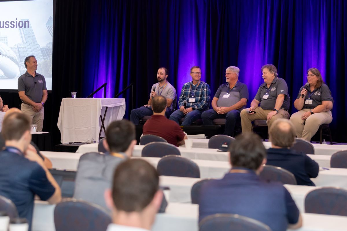Panelists on stage